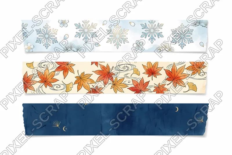 Snow Leaf Washi