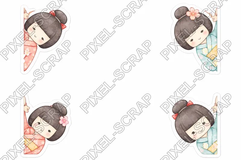 Peeking Dolls