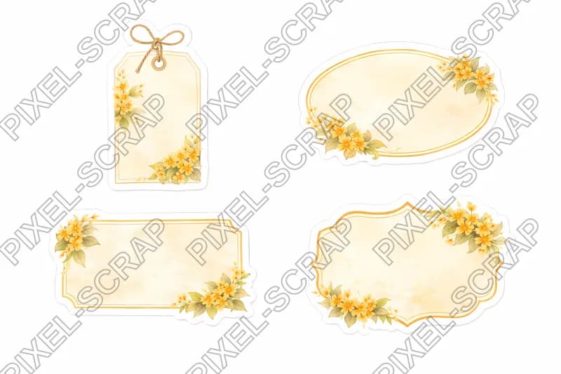 Floral Tags