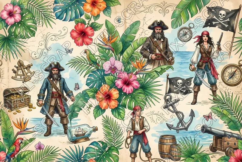Jungle Flora Pattern