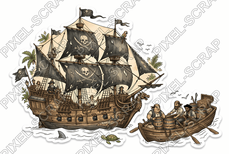 Majestic Galleon Set