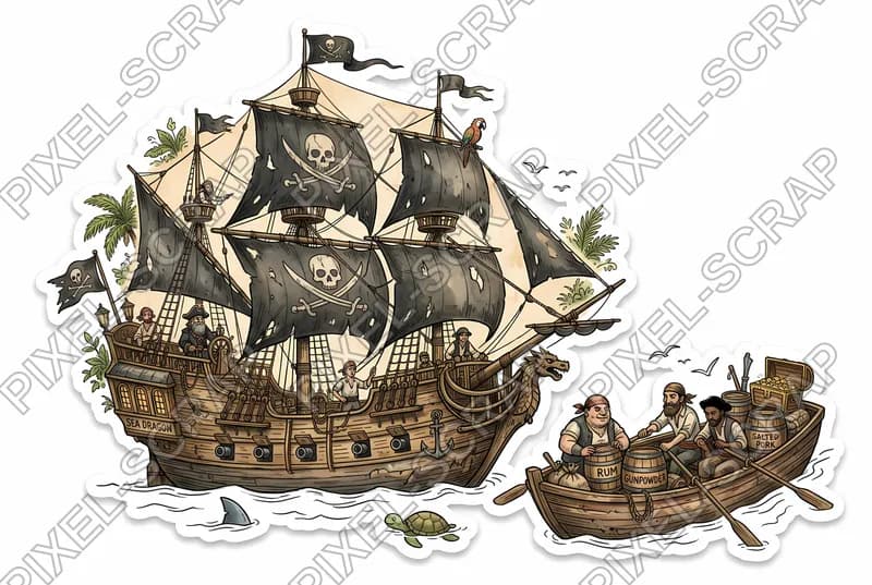 Majestic Galleon Set