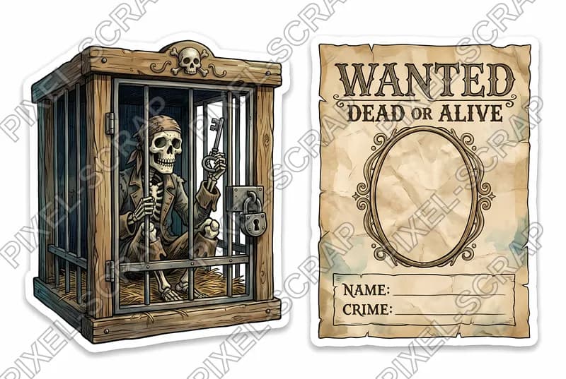 Prison & Wanted Signs