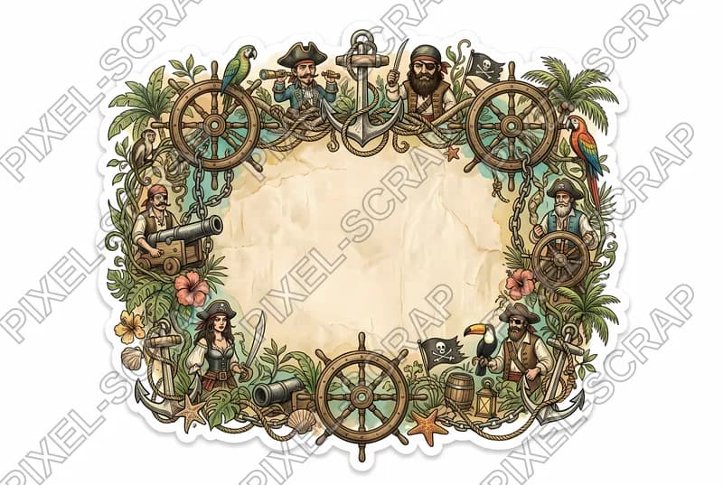 Ship Wheel Frame