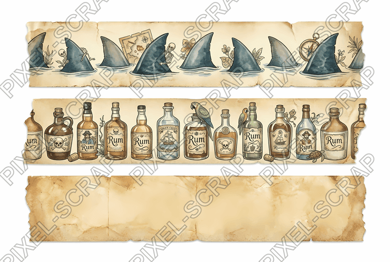 Shark & Rum Ocre Washi