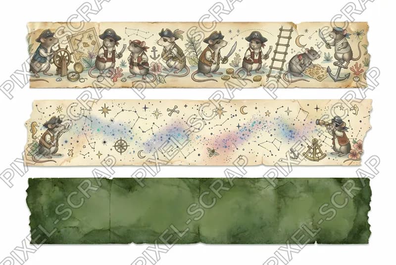 Rat & Stardust Washi