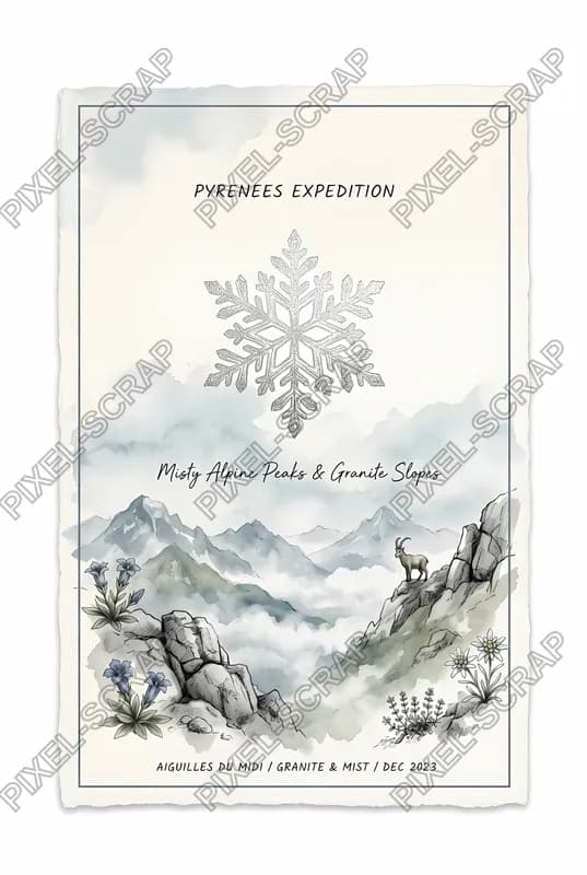 Snowflake Minimal Card