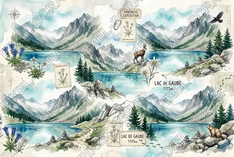 Vintage Expedition Collage