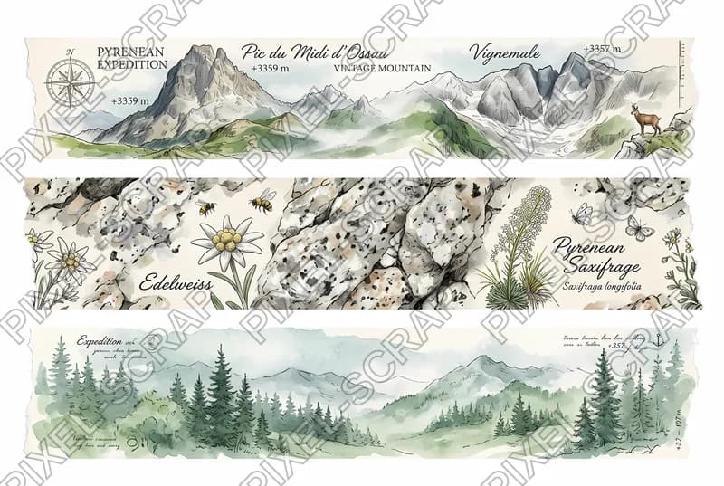 Peak & Rock Washi
