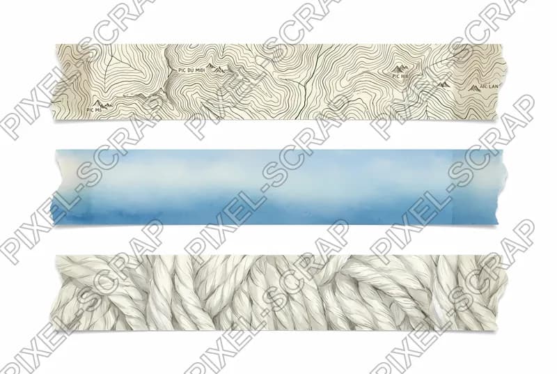 Topo & Wool Washi