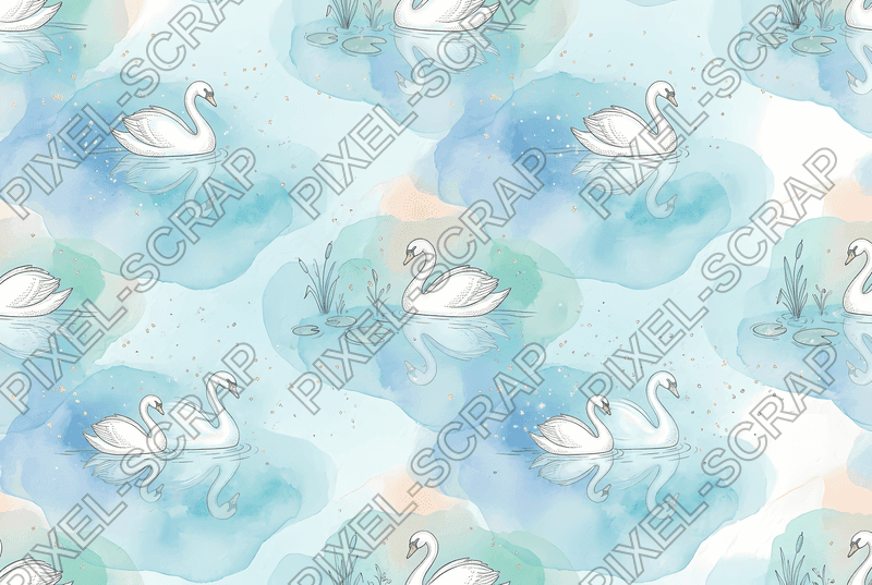 White Swan Reflections