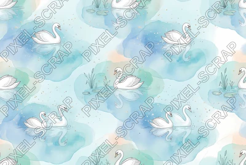 White Swan Reflections