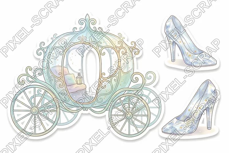Crystalline Carriage Set