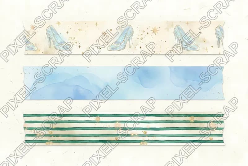 Glass & Stripe Washi
