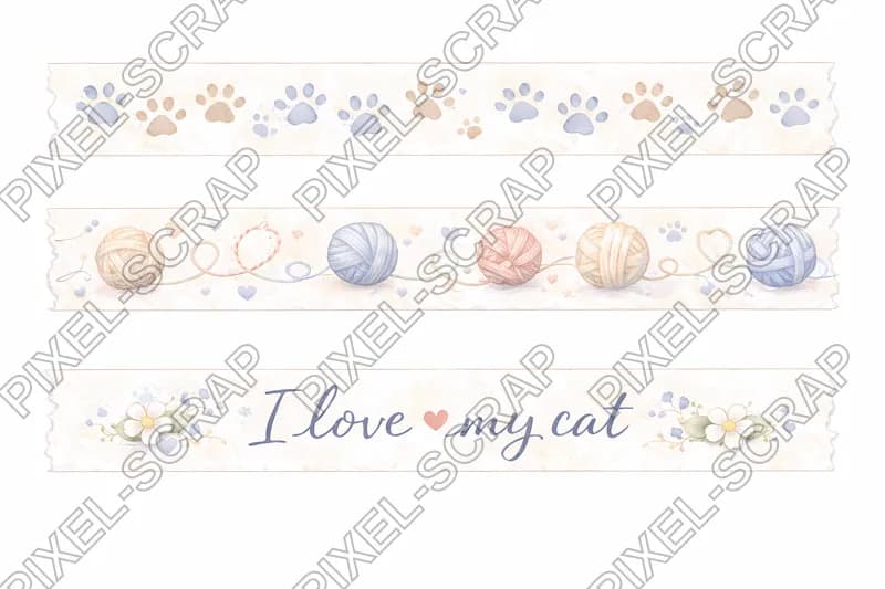 Love Cat Washi