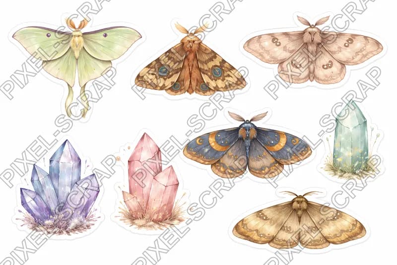 Moths and Crystals