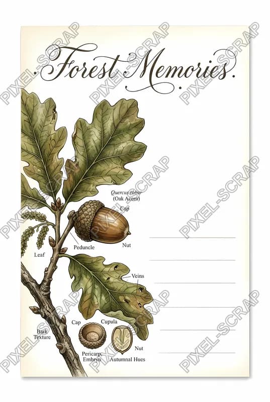 Acorn Diagram Card