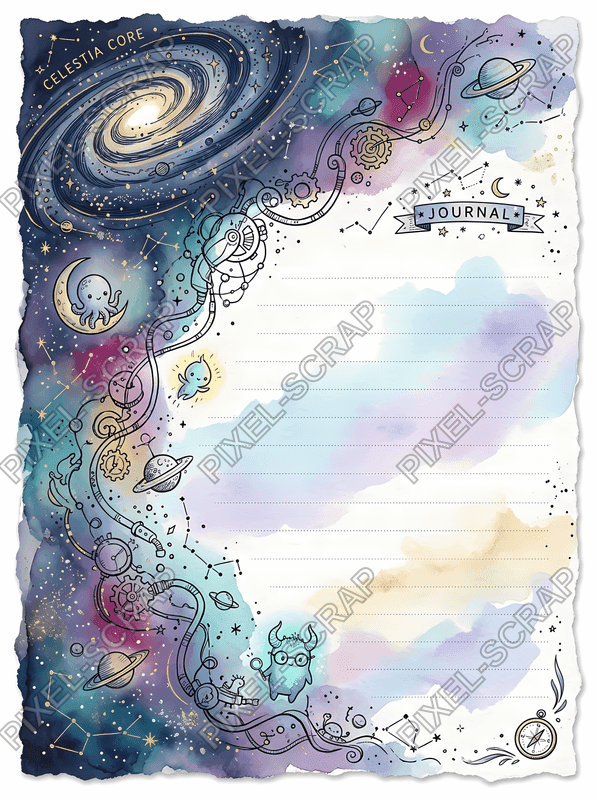 Spiral Galaxy Card