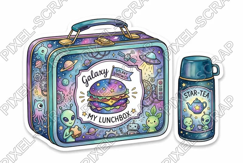 Alien Lunchbox Set