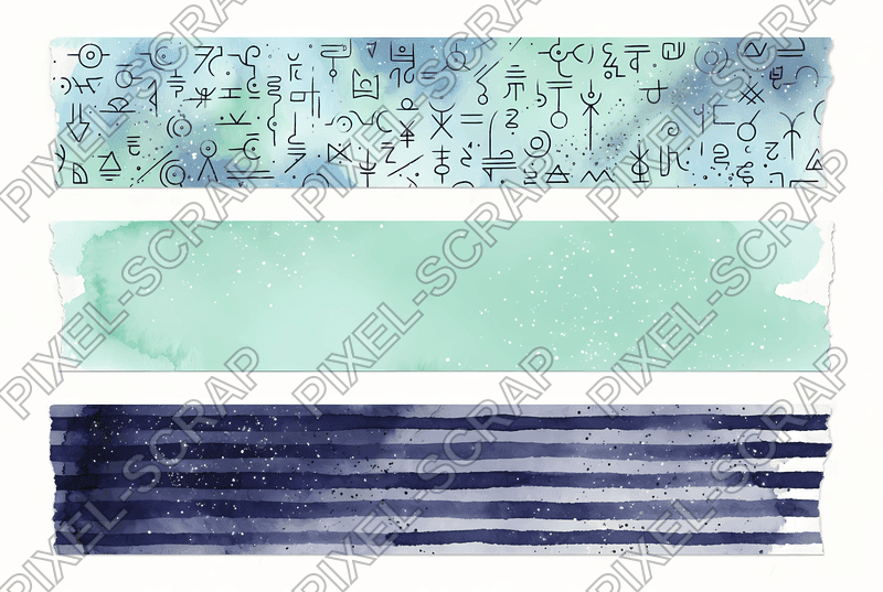Symbols & Mint Washi