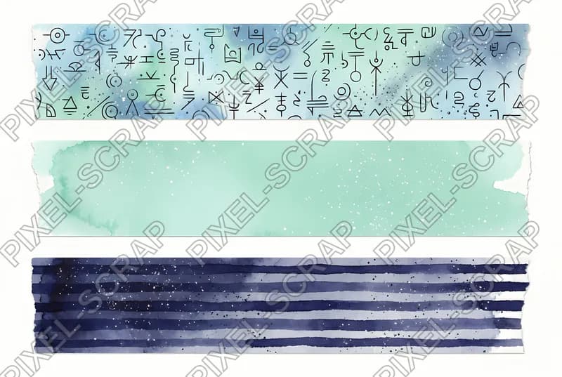 Symbols & Mint Washi