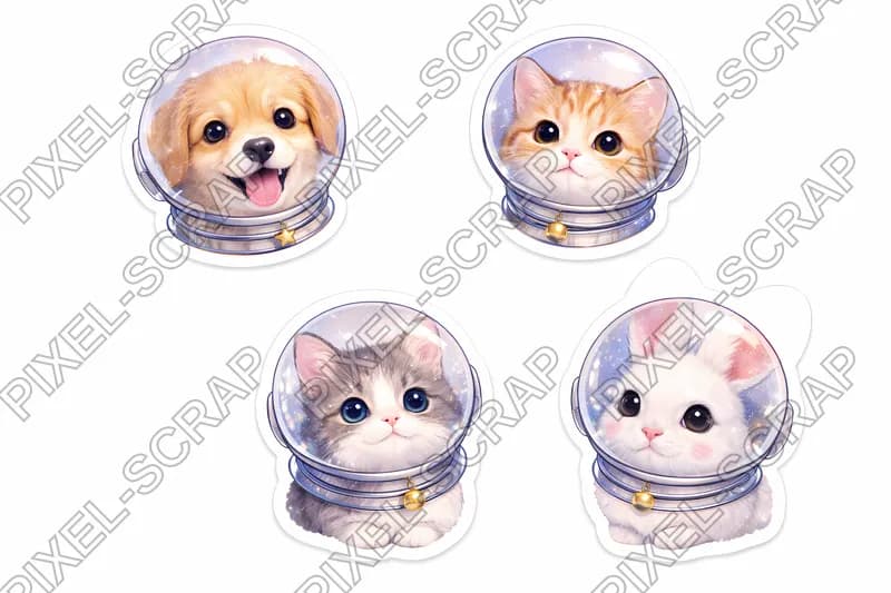 Peeking Astronauts