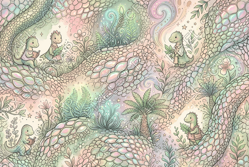 Reptile Skin Iridescent Texture