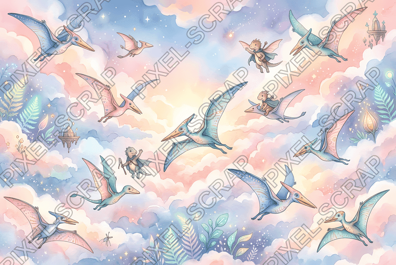 Pterosaur Cloud Dawn Pattern