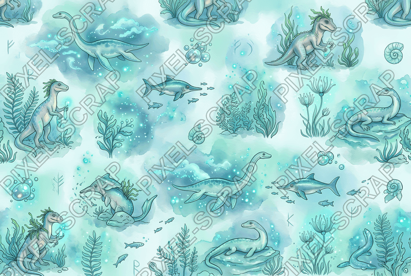 Aquatic Reptile Glow Scenes