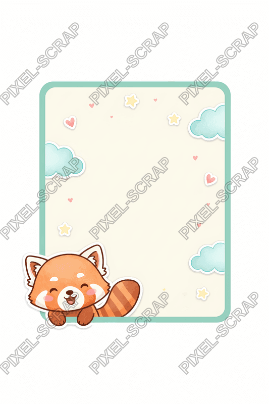 Peeking Panda Card