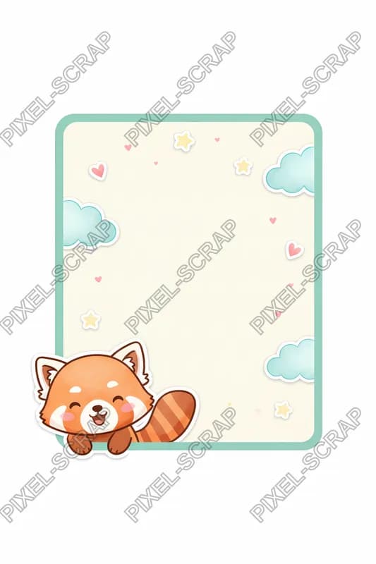 Peeking Panda Card