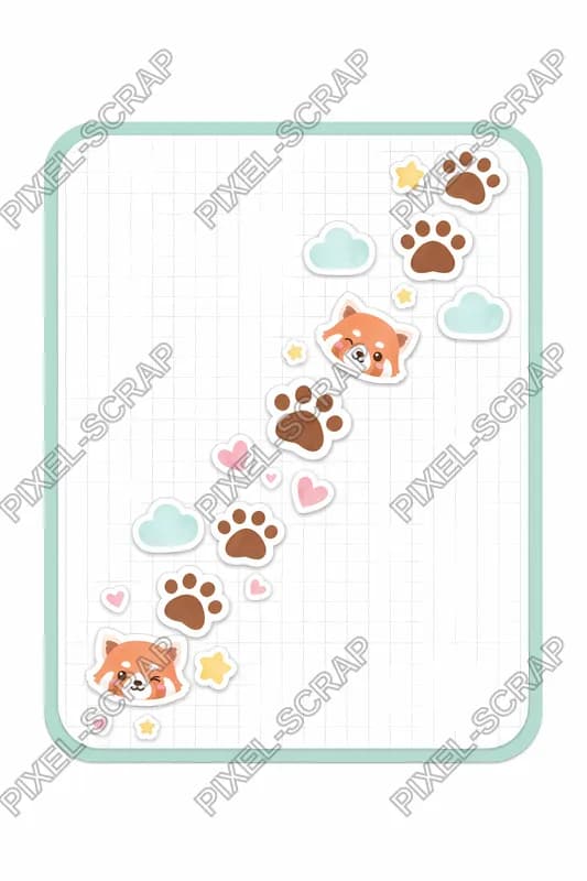 Trail of Paws Card