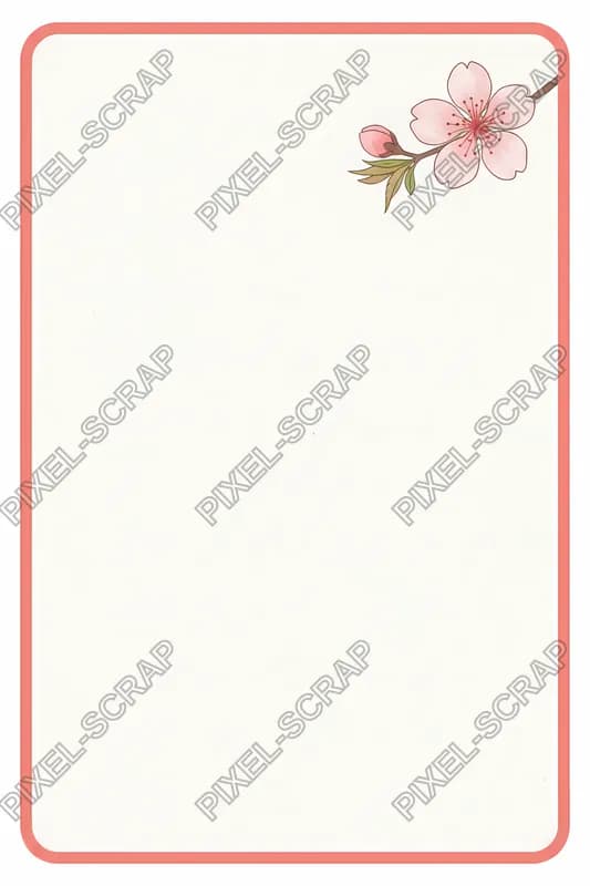 Minimalist Blossom Card
