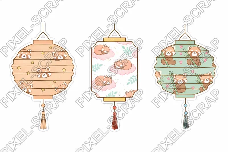Panda Lanterns