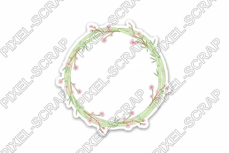 Ornate Flower Frame