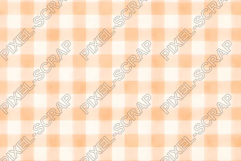 Orange Gingham