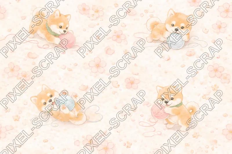 Playful Shibas
