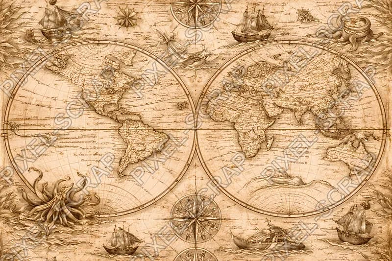 Sepia Map