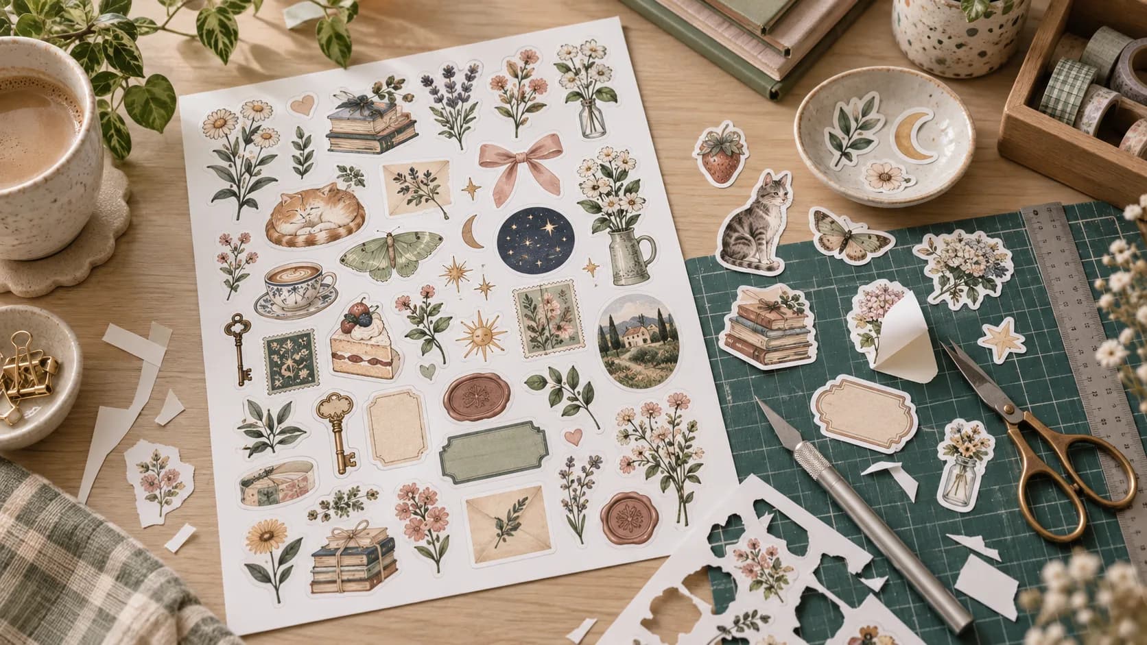 How to Print and Cut Printable Stickers at Home