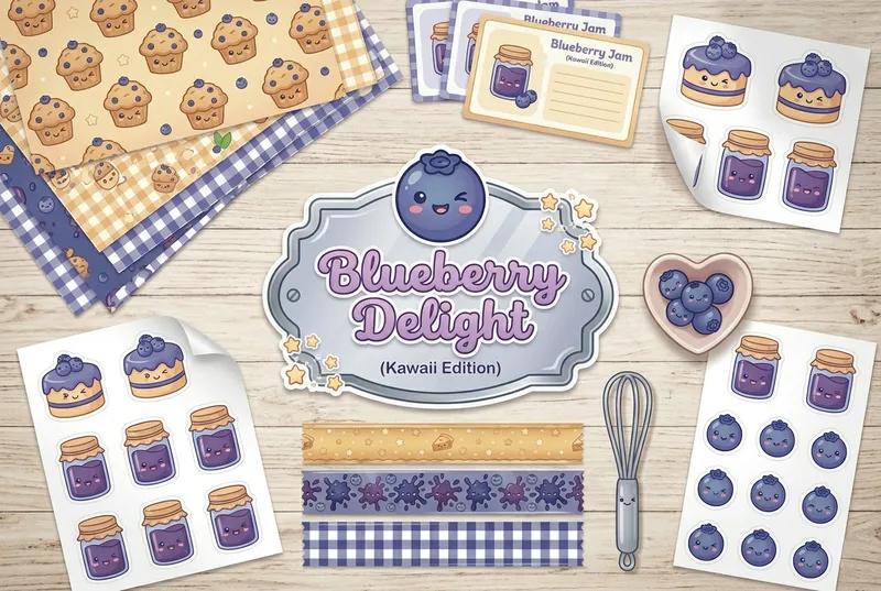 Délice de Myrtilles - Méga Pack Kawaii