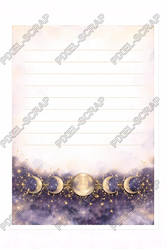 Moon Notes Card