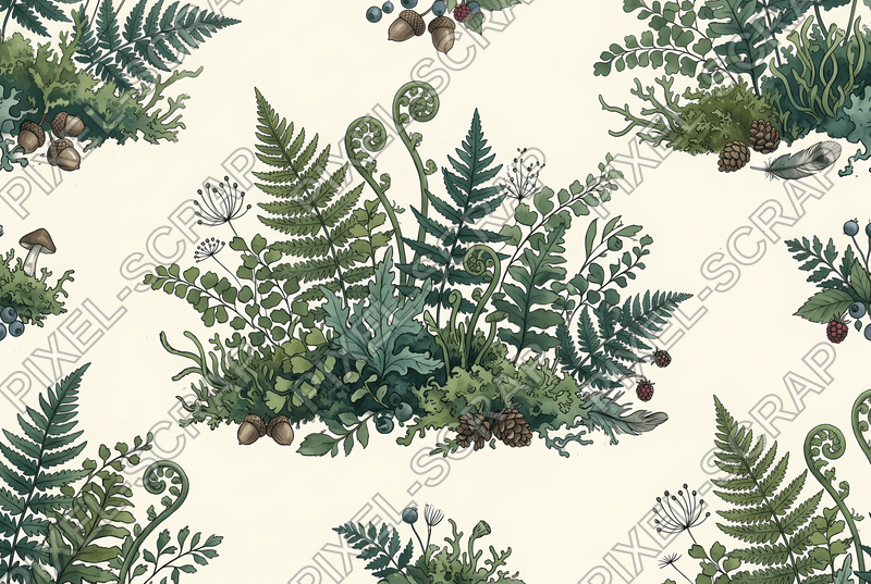 Spruce Green Ferns