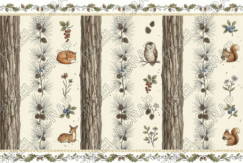 Bark & Needle Stripes