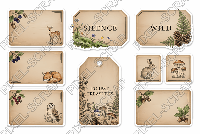 Wooden Wild Tags