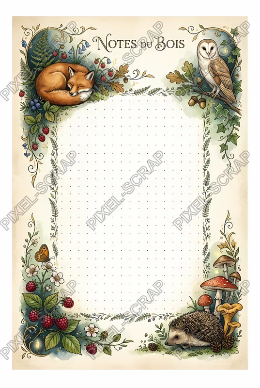 Fern Dot Grid Card