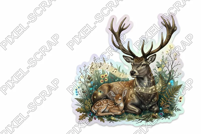 Stag & Fawn Set