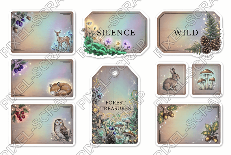 Wooden Wild Tags