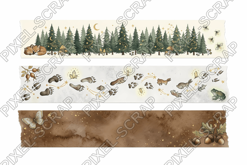 Bark & Polka Washi