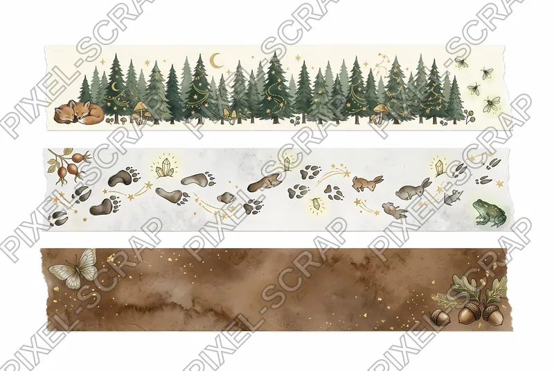 Bark & Polka Washi