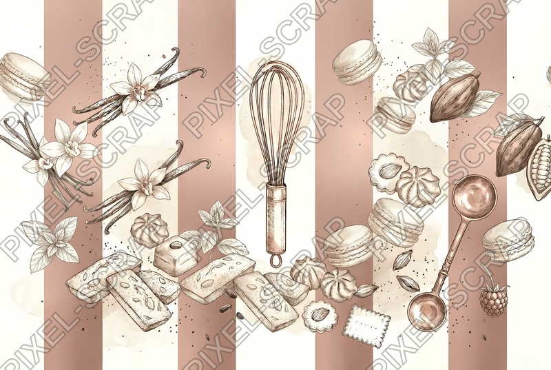 Rose Gold Stripes